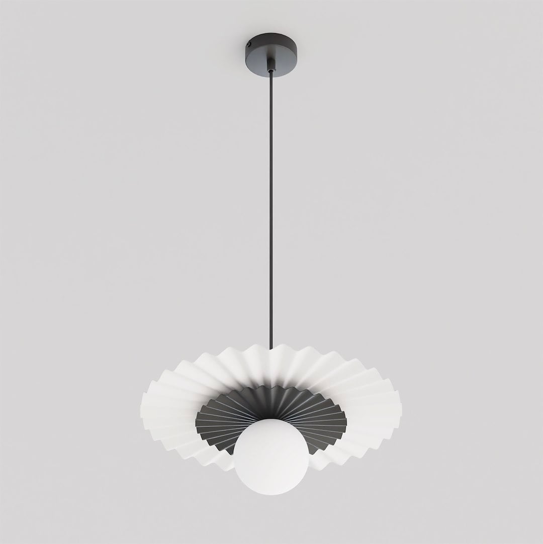 Emibig Umbra függőlámpa 1x8 W fehér-fekete 1730/1