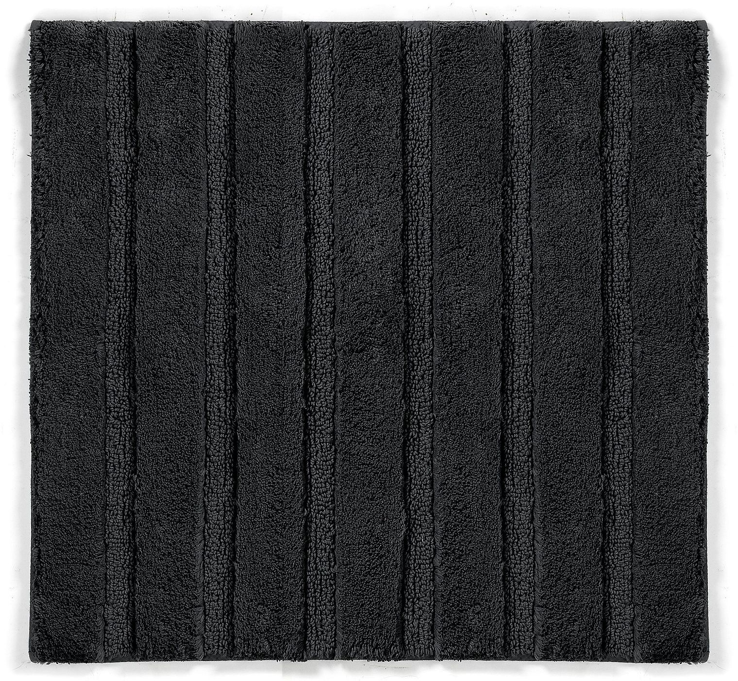 Kela Megan fürdőszoba szőnyeg 65x55 cm négyszögletes fekete 24712