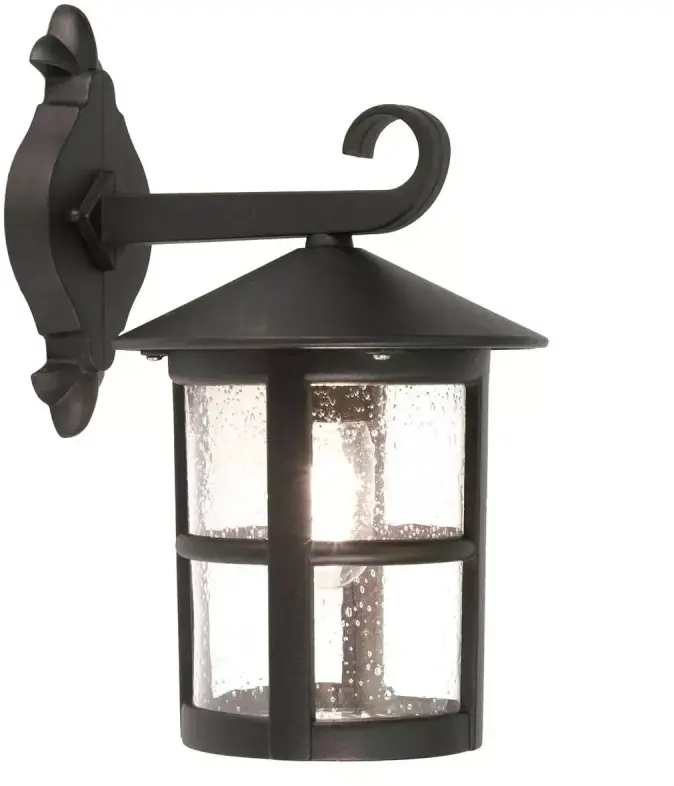 Elstead Lighting Hereford kültéri fali lámpa 1x60 W fekete BL21-G-BLACK