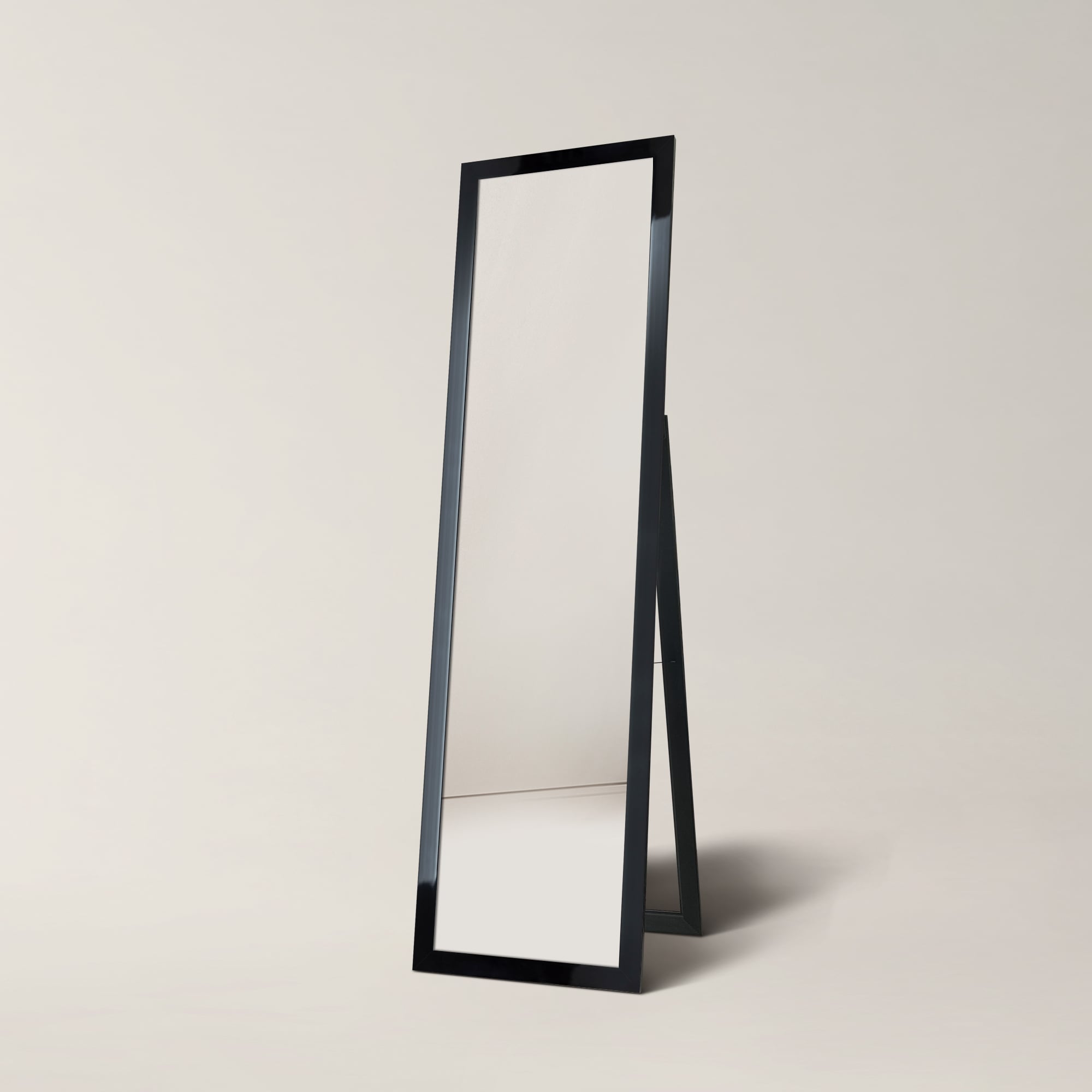 Ars Longa Slim tükör 57.8x167.8 cm négyszögletes fekete LS-SLIM50160-C