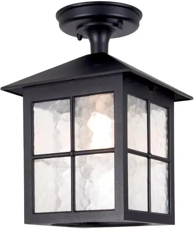 Elstead Lighting Winchester kültéri állmennyezet alatti lámpa 1x60 W fekete BL18A-BLACK