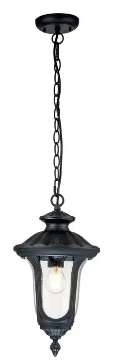Elstead Lighting Chicago függőlámpa 1x60 W fekete CC8-S-BK