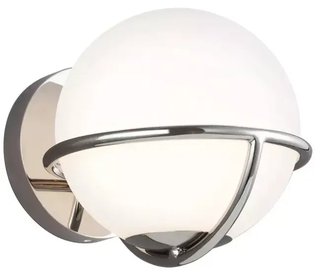 Elstead Lighting Apollo oldalfali lámpa 1x3 W nikkel FE-APOLLO1-PN