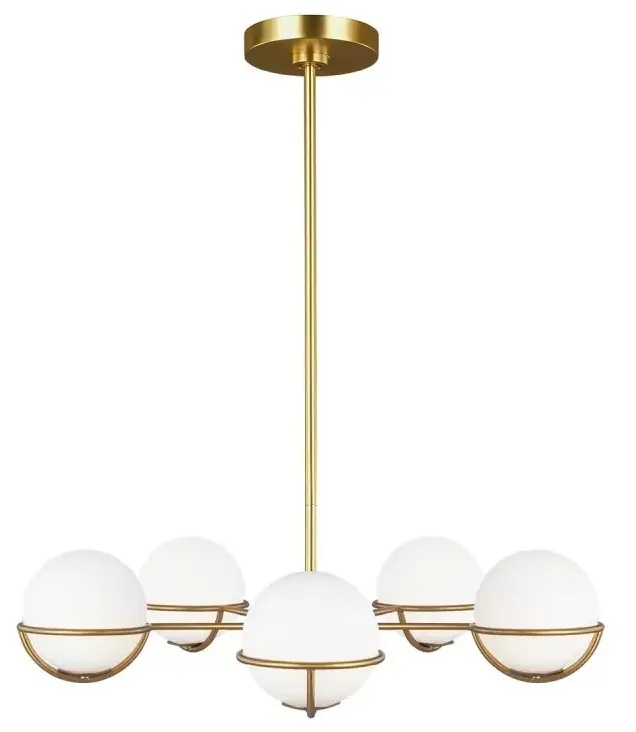 Elstead Lighting Apollo függőlámpa 5x3 W sárgaréz FE-APOLLO5-BB