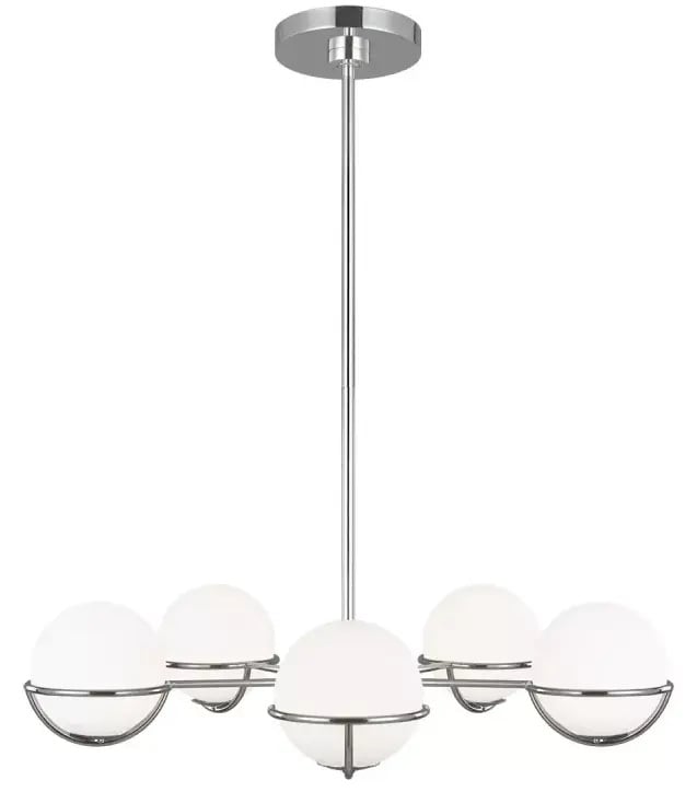 Elstead Lighting Apollo függőlámpa 5x3 W nikkel FE-APOLLO5-PN