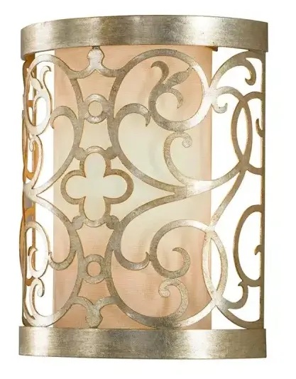 Elstead Lighting Arabesque oldalfali lámpa 1x60 W patina FE-ARABESQUE1