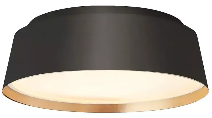 Elstead Lighting Asher mennyezet 3x40 W fekete-arany FE-ASHER-3F-MB