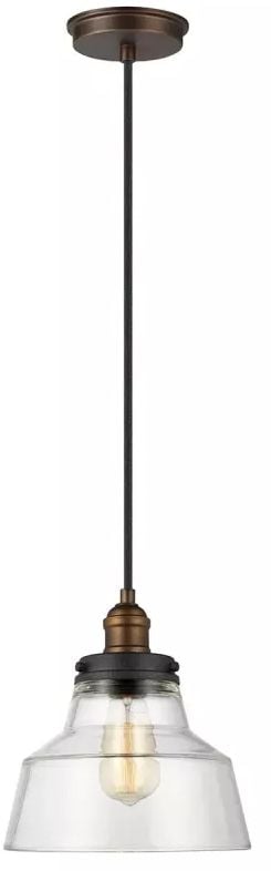 Elstead Lighting Baskin függőlámpa 1x60 W sárgaréz FE-BASKIN-P-A-BR