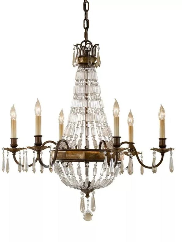Elstead Lighting Bellini függőlámpa 6x60 W barna FE-BELLINI6