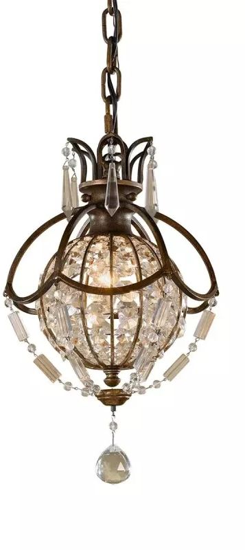 Elstead Lighting Bellini függőlámpa 1x60 W barna FE-BELLINI-P