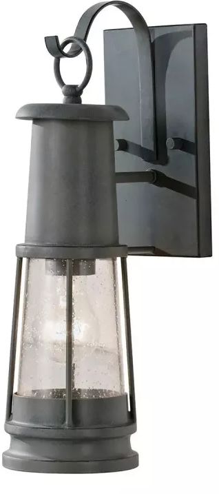 Elstead Lighting Chelsea Harbor kültéri fali lámpa 1x60 W szürke FE-CHELSEAHBR2
