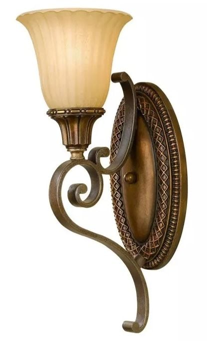 Elstead Lighting Kelham Hall oldalfali lámpa 1x60 W arany-barna FE-KELHAM-HALL1