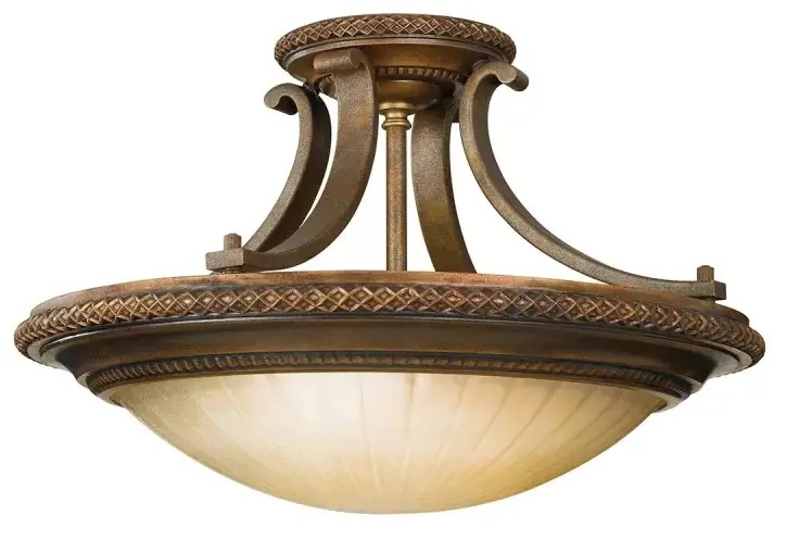 Elstead Lighting Kelham Hall mennyezeti lámpa 2x60 W arany-barna FE-KELHAM-HALL-SF