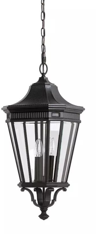 Elstead Lighting Cotswold Lane kültéri függőlámpa 3x60 W fekete FE-COTSLN8-L-BK