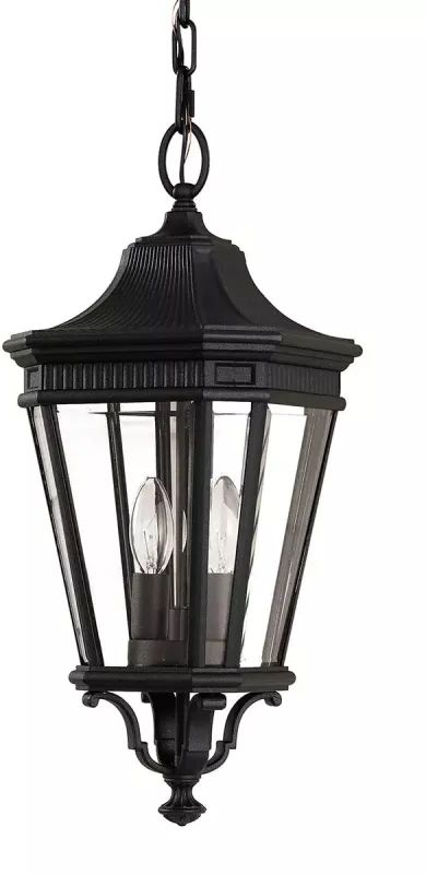 Elstead Lighting Cotswold Lane kültéri függőlámpa 2x60 W fekete FE-COTSLN8-M-BK