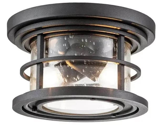 Elstead Lighting Lighthouse kültéri mennyezet 2x60 W fekete FE-LIGHTHOUSE-F-BLK