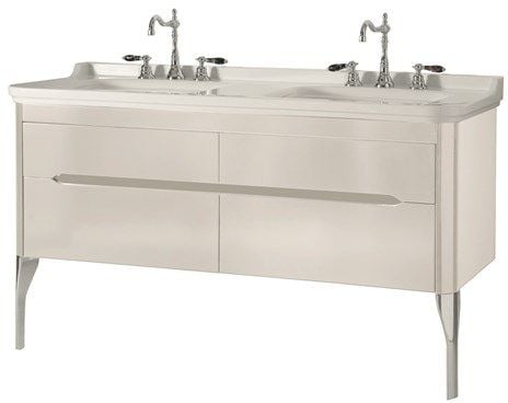 Kerasan Waldorf szekrény 150x51x50 cm mosdókagyló alá akasztható 9254 46