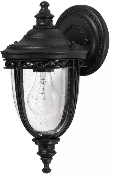 Elstead Lighting English Bridle kültéri fali lámpa 1x60 W fekete FE-EB2-S-BLK