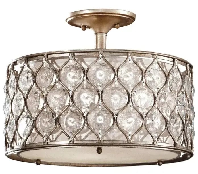 Elstead Lighting Lucia mennyezeti lámpa 3x60 W ezüst FE-LUCIA-SF
