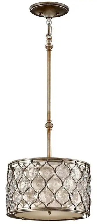 Elstead Lighting Lucia függőlámpa 1x60 W ezüst FE-LUCIA-P-C