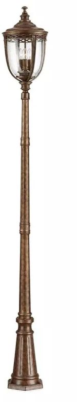 Elstead Lighting English Bridle kültéri állólámpa 3x60 W barna FE-EB5-L-BRB