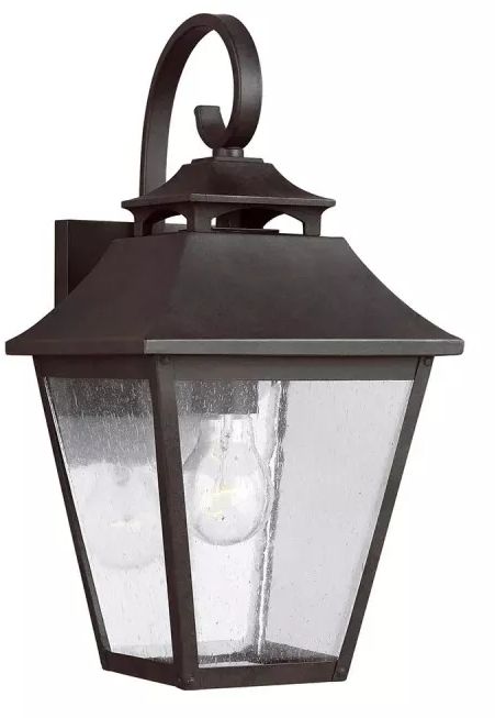 Elstead Lighting Galena kültéri fali lámpa 1x60 W barna FE-GALENA2-M-SBL