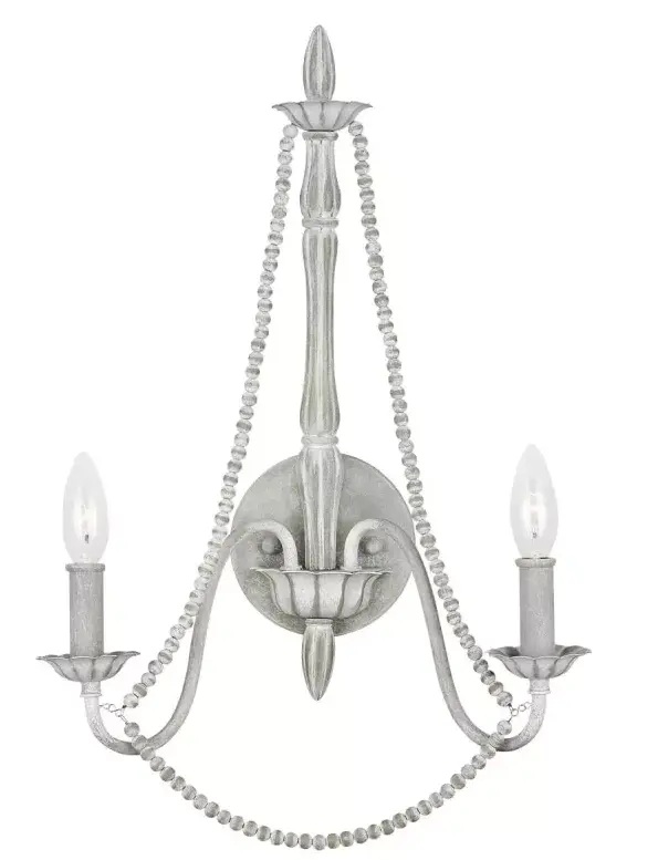 Elstead Lighting Maryville oldalfali lámpa 2x60 W szürke FE-MARYVILLE2