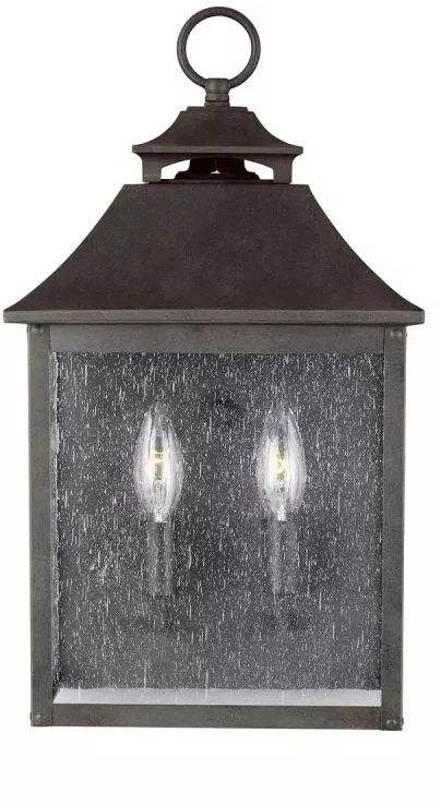 Elstead Lighting Galena kültéri fali lámpa 2x40 W barna FE-GALENA7-SBL