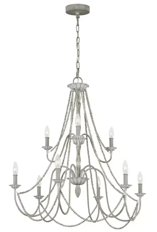Elstead Lighting Maryville függőlámpa x60 W szürke/hamvas FE-MARYVILLE9