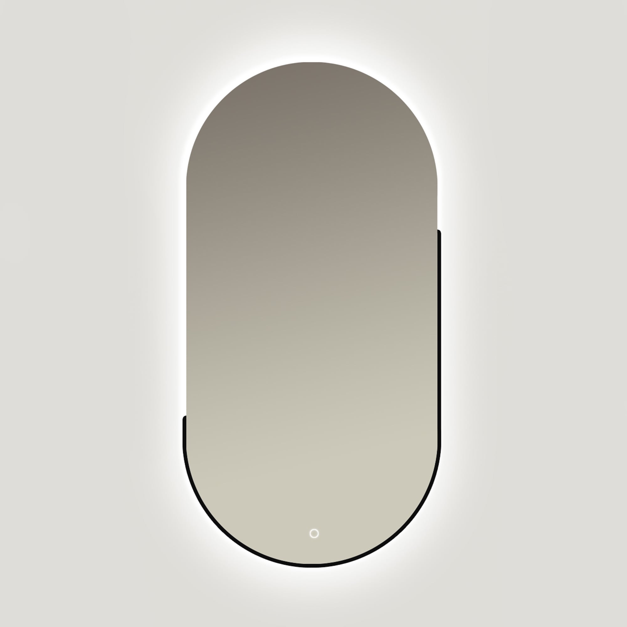 Ars Longa Luce tükör 45x105 cm ovális világítással LED-LUCE45105-C