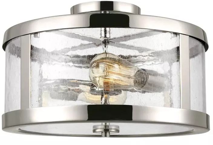 Elstead Lighting Harrow mennyezeti lámpa 2x60 W nikkel FE-HARROW-SF