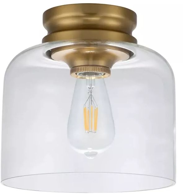 Elstead Lighting Hounslow mennyezet 1x60 W sárgaréz FE-HOUNSLOW-F-BB