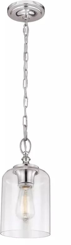 Elstead Lighting Hounslow függőlámpa 1x60 W nikkel FE-HOUNSLOW-P-PN