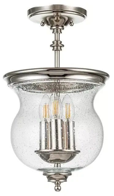 Elstead Lighting Pickering Lane mennyezeti lámpa 3x40 W nikkel FE-PICKERING-LANE-SF-PN
