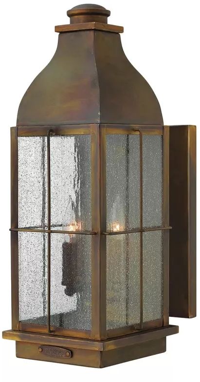 Elstead Lighting Bingham kültéri fali lámpa 1x60 W barna HK-BINGHAM-L