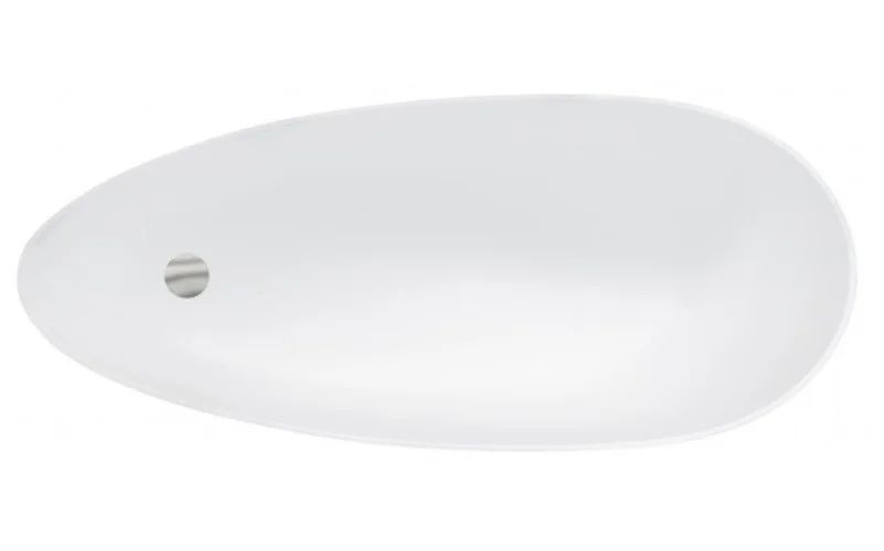 Besco Keya térben álló kád 165x71 cm ovális fehér #WMD-165-KKW