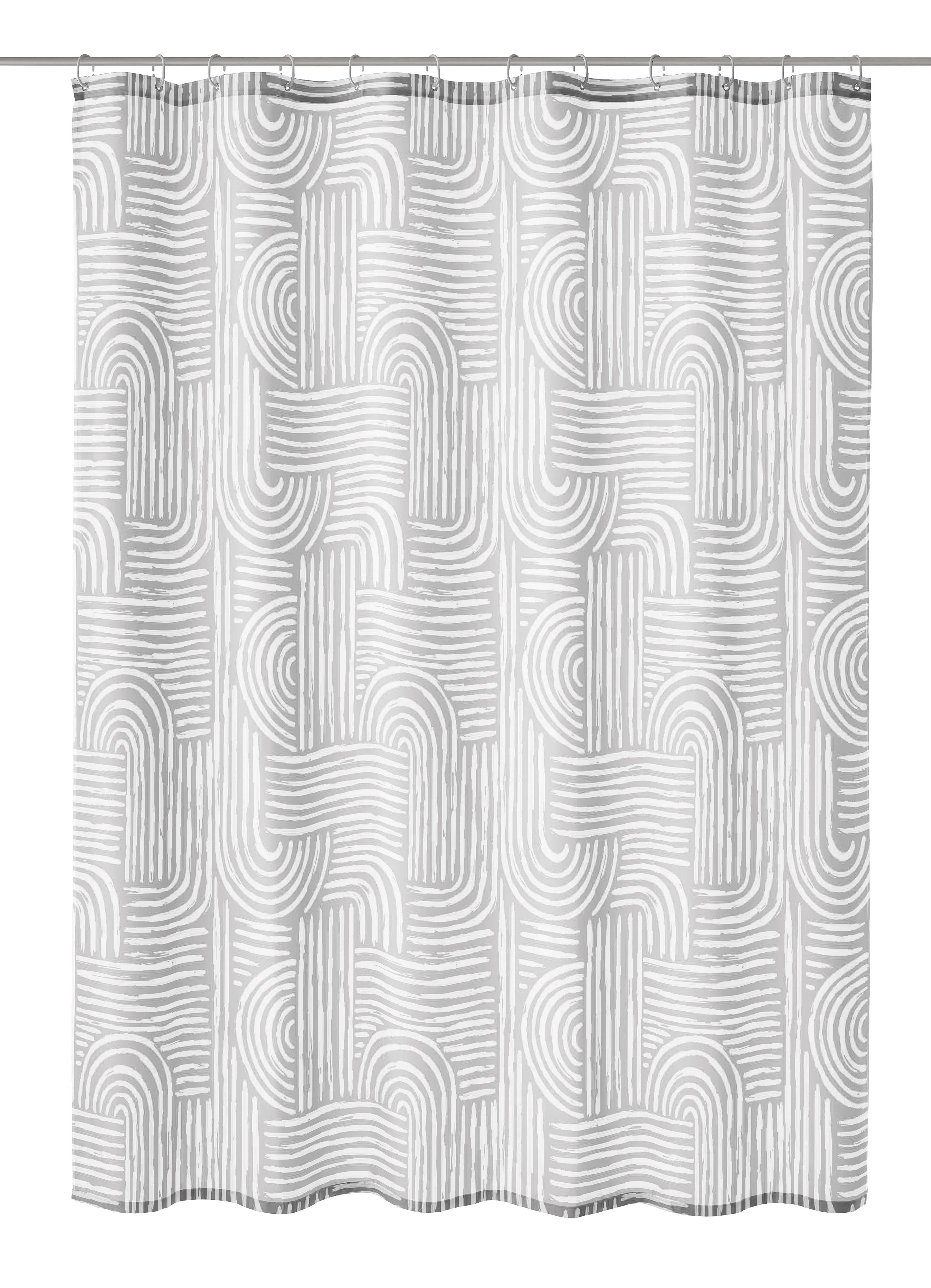 Kleine Wolke Linja zuhanyfüggöny 200x180 cm szürke 7848913305