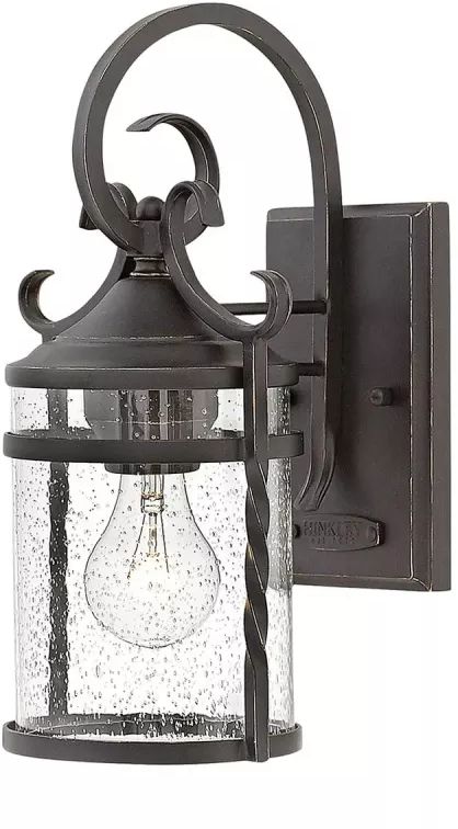 Elstead Lighting Casa kültéri fali lámpa 1x60 W fekete HK-CASA-S