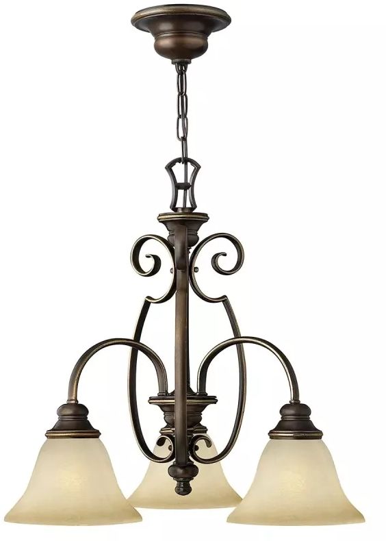 Elstead Lighting Cello függőlámpa 3x60 W barna HK-CELLO3