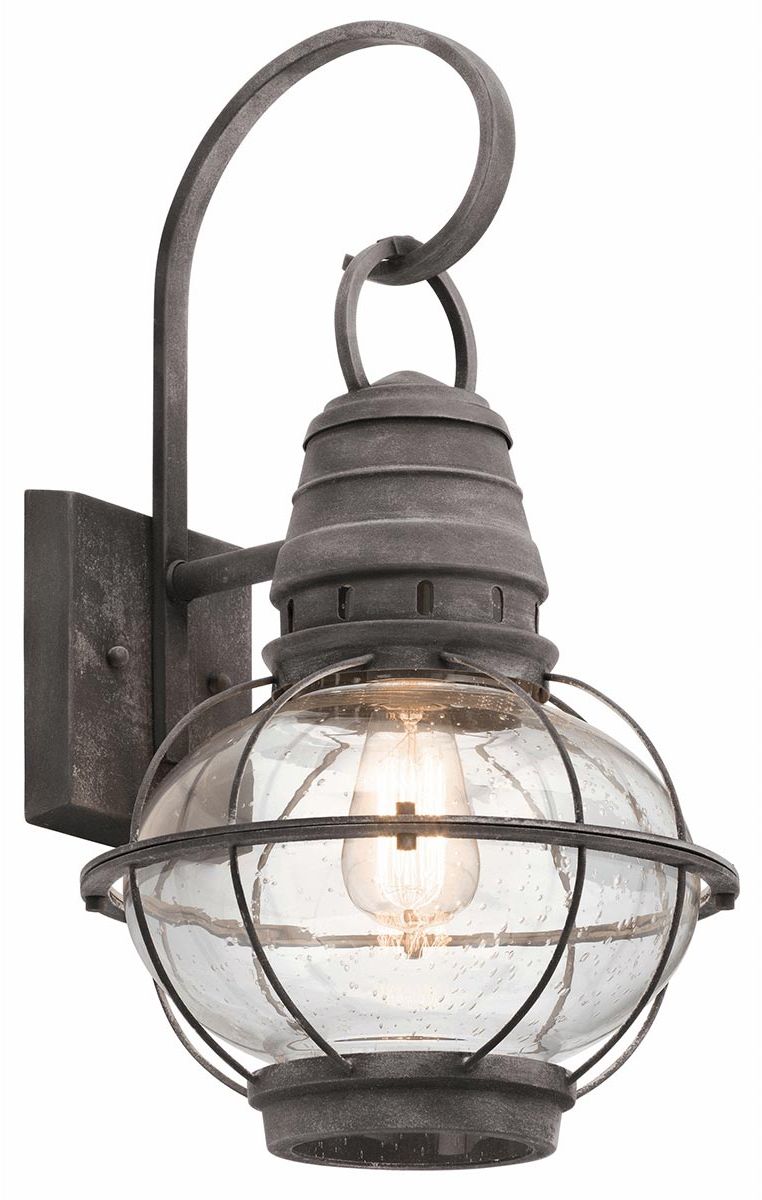 Elstead Lighting Bridge Point kültéri fali lámpa 1x60 W szürke KL-BRIDGEPOINT-L