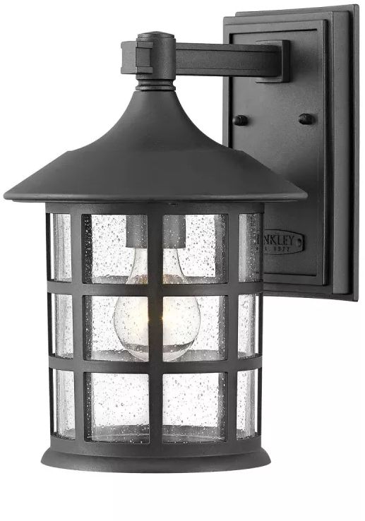 Elstead Lighting Freeport kültéri fali lámpa 1x40 W fekete HK-FREEPORT2-M-TBK