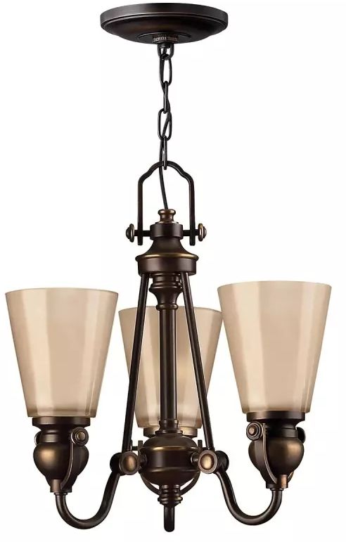 Elstead Lighting Mayflower függőlámpa 3x60 W barna HK-MAYFLOWER3