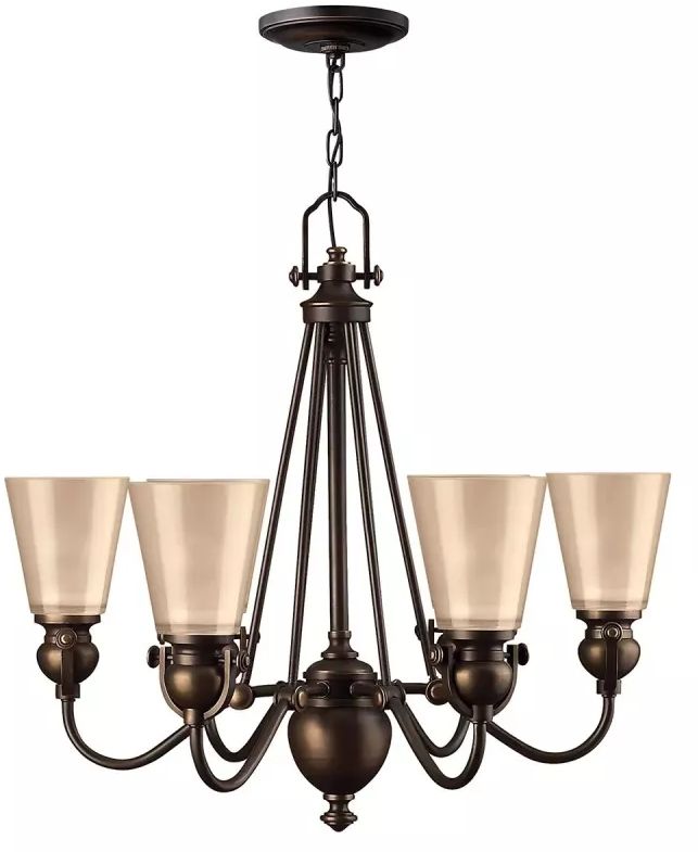 Elstead Lighting Mayflower függőlámpa 6x60 W barna HK-MAYFLOWER6
