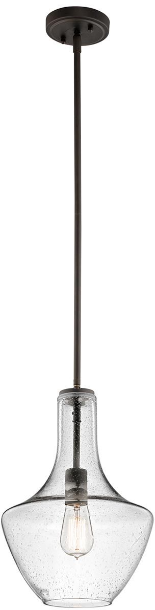 Elstead Lighting Everly függőlámpa 1x60 W barna KL-EVERLY-P-S-OZ
