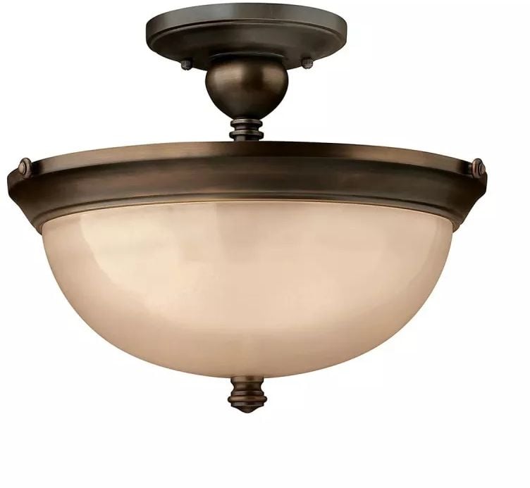 Elstead Lighting Mayflower mennyezeti lámpa 3x60 W barna HK-MAYFLOWER-SF