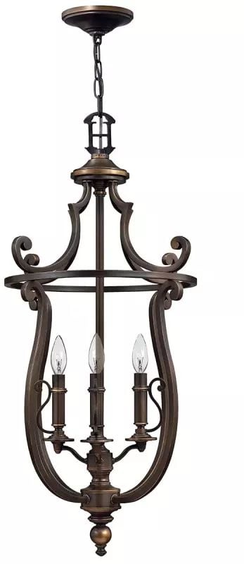 Elstead Lighting Plymouth függőlámpa 4x40 W barna HK-PLYMOUTH4-P