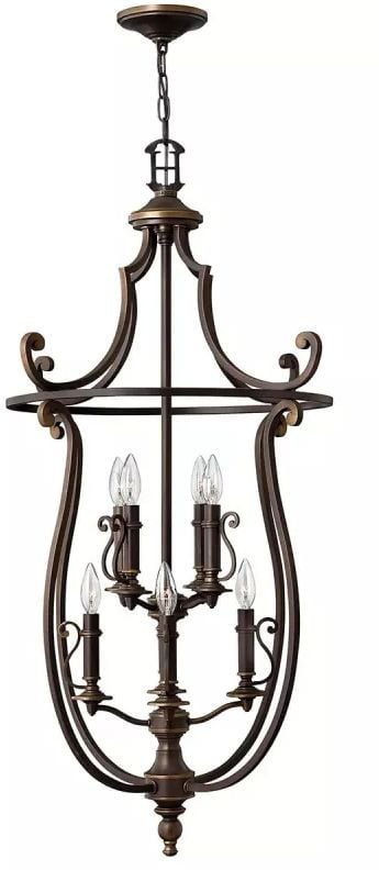 Elstead Lighting Plymouth függőlámpa x60 W barna HK-PLYMOUTH8-P