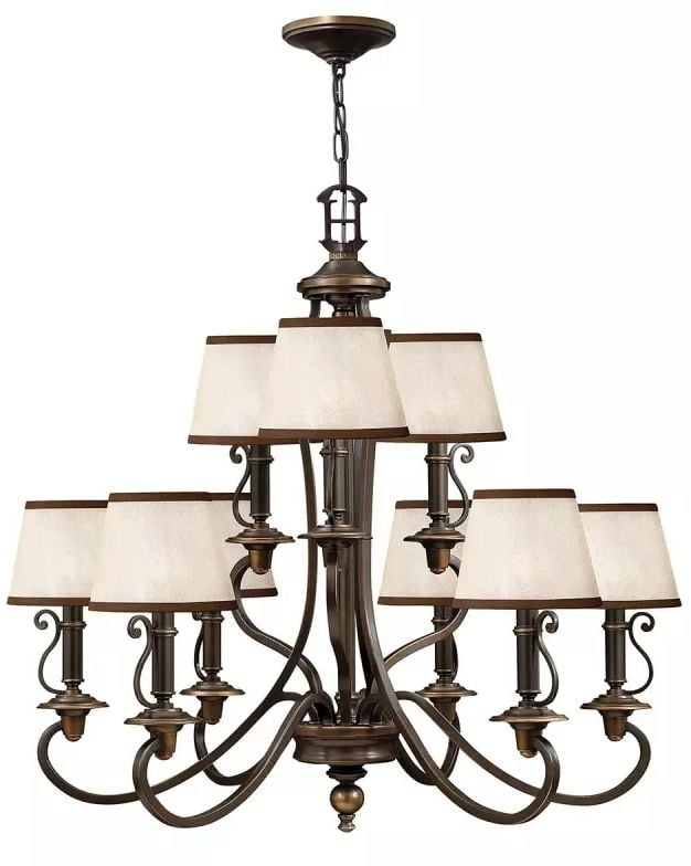 Elstead Lighting Plymouth függőlámpa x40 W barna HK-PLYMOUTH9