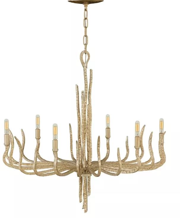Elstead Lighting Spyre függőlámpa 6x60 W pezsgő HK-SPYRE6C-CPG