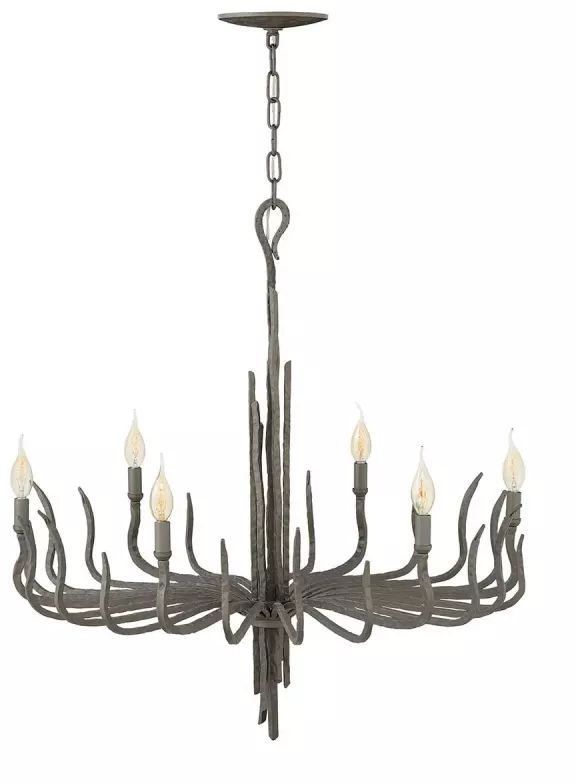 Elstead Lighting Spyre függőlámpa 6x60 W barna HK-SPYRE6C-MMB